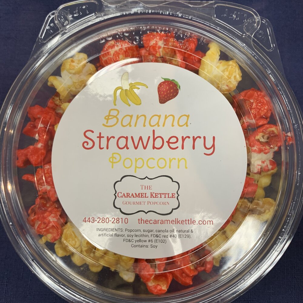 Banana Strawberry Popcorn