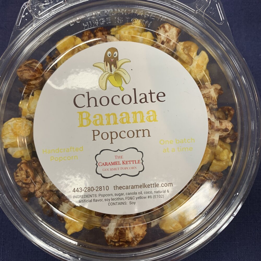 Chocolate Banana Popcorn