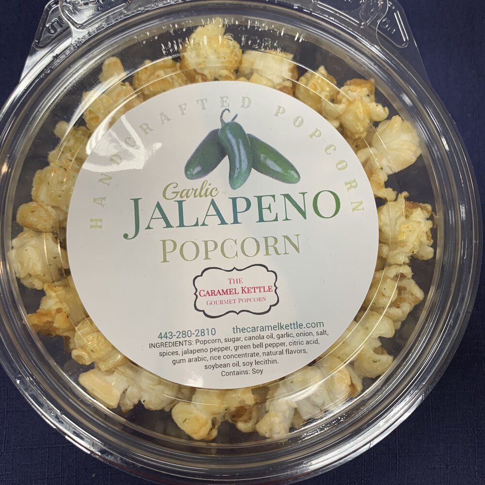 Garlic Jalapeno Popcorn The Caramel Kettle